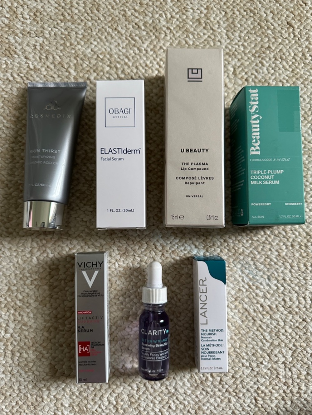 Dermstore Skincare Bundle- Obagi ELASTIderm Facial Serum - White Box and More